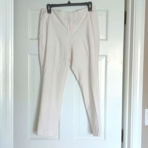 Ann Taylor Factory, Off White, Lined Cropped Pants, 4 Petite